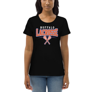 "Buffalo Lacrosse" Ladies Fitted Eco Tee