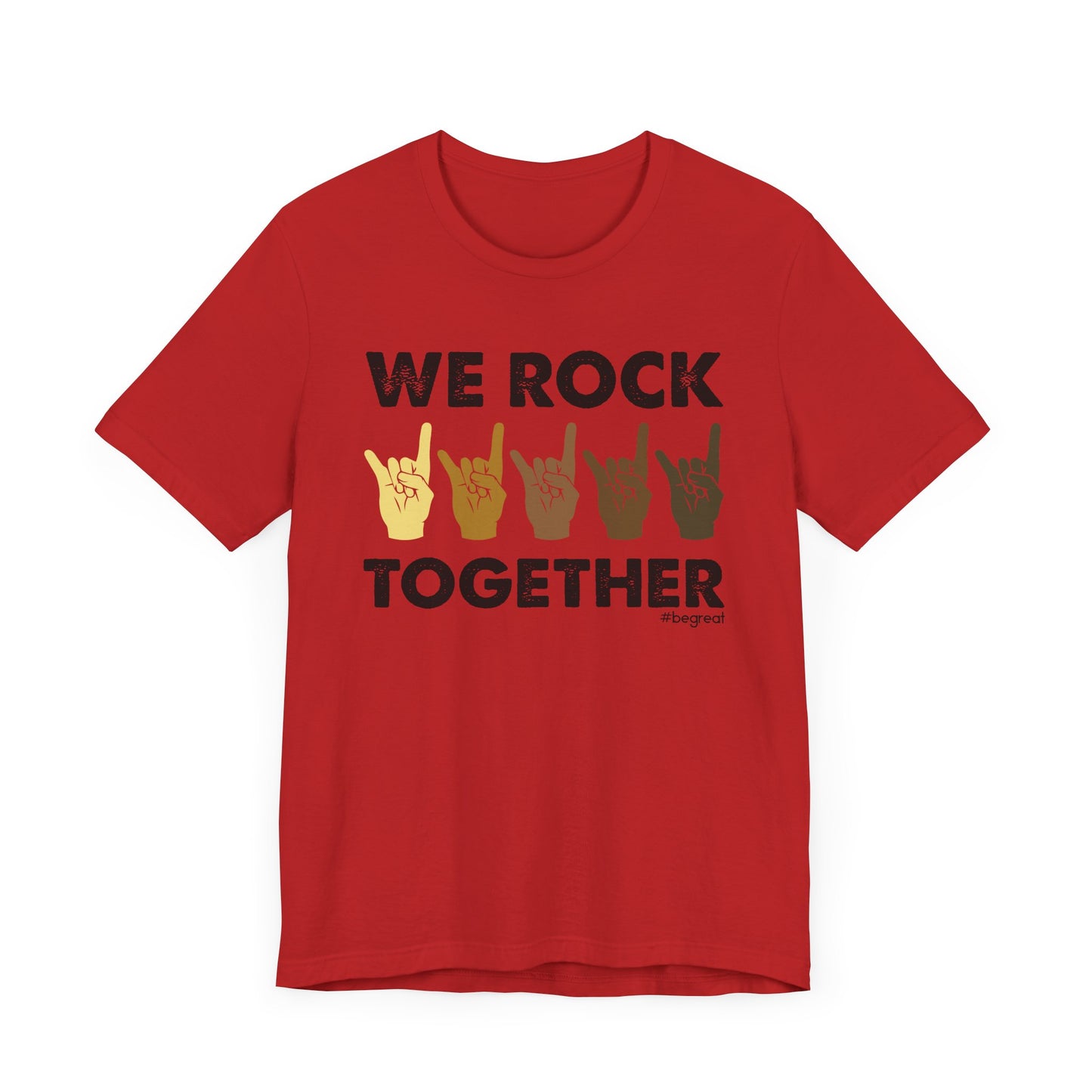 Official Nick Harrison "We Rock Together" T-Shirt (Red)
