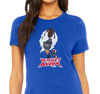 Ladies T-Shirt, Royal Blue (100% cotton)