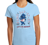 Ladies T-Shirt, Light Blue (100% cotton)
