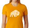 Ladies T-Shirt, Gold (100% cotton)