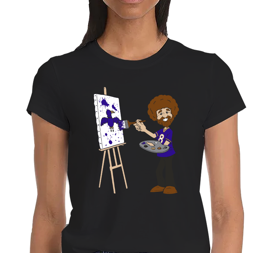 "Happy Little Touchdowns in Baltimore" Ladies T-Shirt