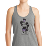 Racerback Tank Top, Gray Frost (50% polyester, 25% cotton, 25% rayon)