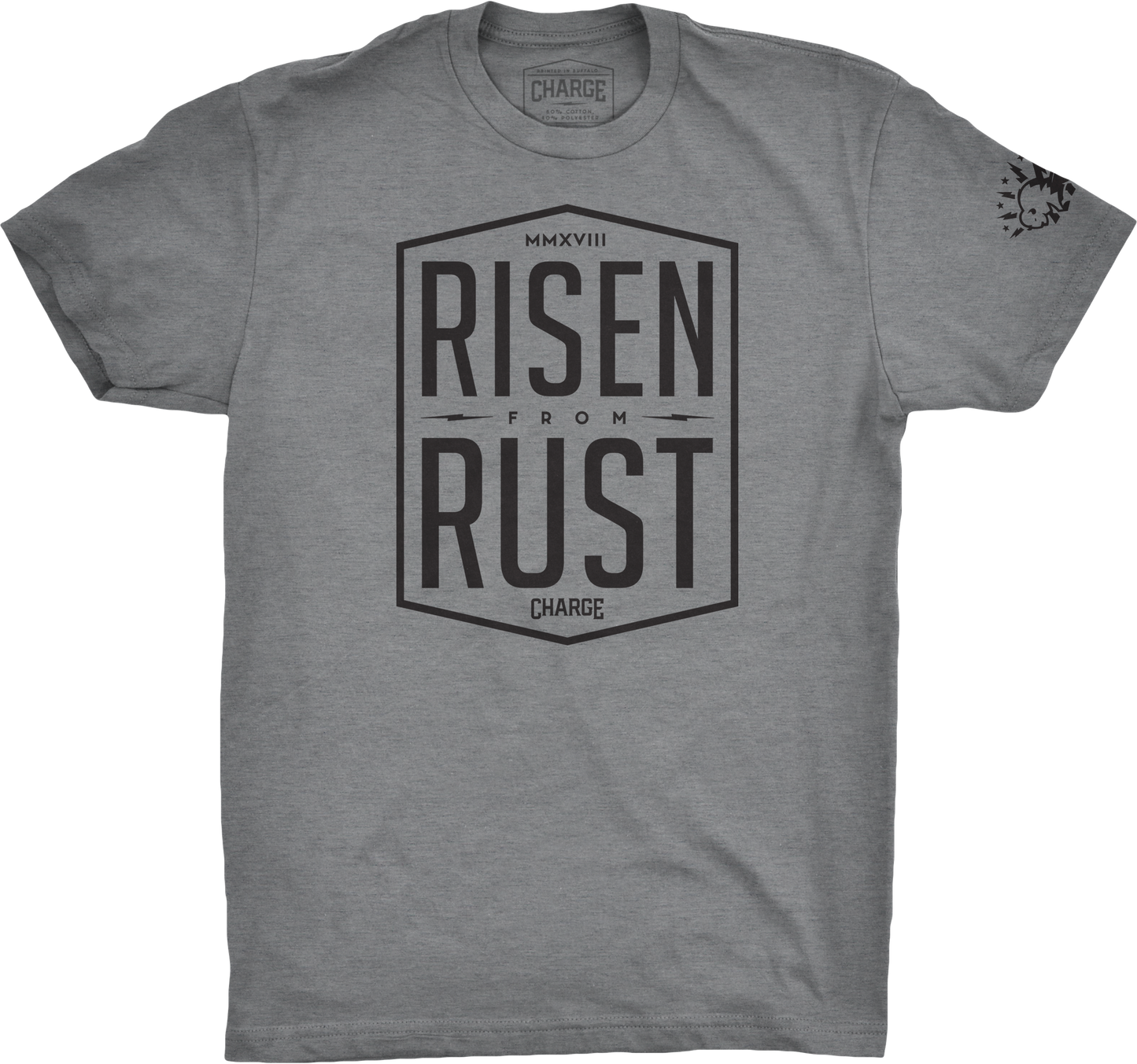 CHARGE: "Risen From Rust" Unisex T-Shirt