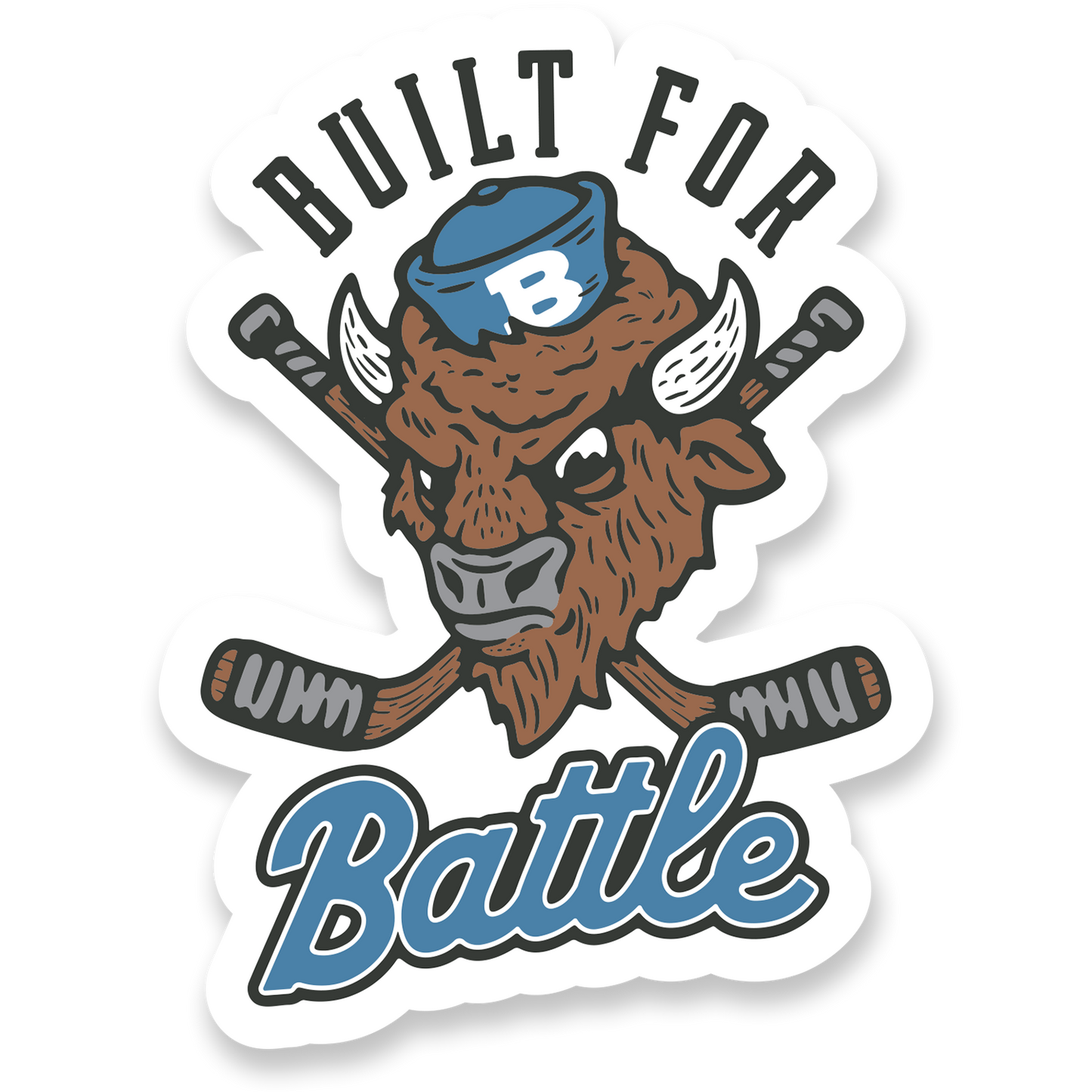 Volume 19, Shirt 16: "Built for Battle" Sticker