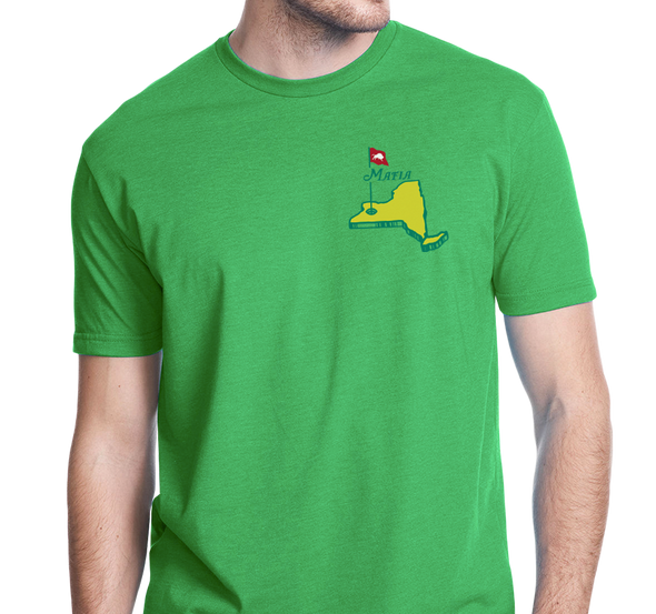 Tri-Blend T-Shirt, Vintage Green (50% polyester/25% cotton/25% rayon, pocket print)