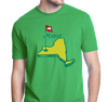 Tri-Blend T-Shirt, Vintage Green (50% polyester/25% cotton/25% rayon, chest print)
