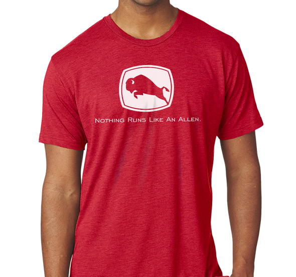 Unisex Tri-Blend T-Shirt, Red (50% polyester, 25% cotton, 25% rayon)