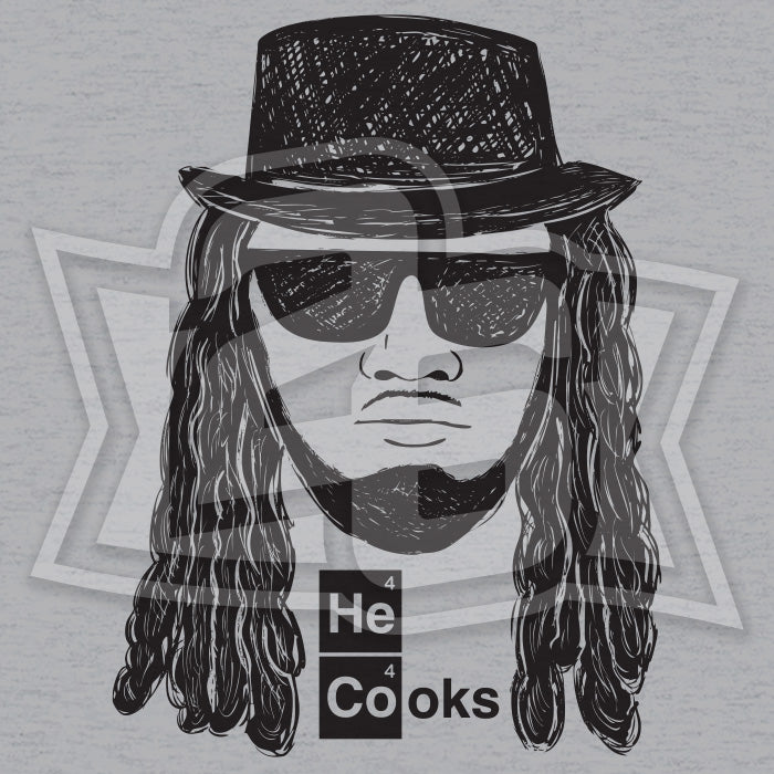 "He Cooks" Sweatshirt Hoody