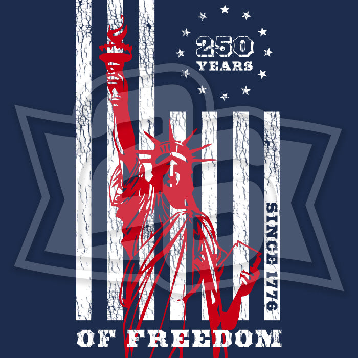 USA 250: "Liberty" Premium Garment-Dyed Heavyweight T-Shirt
