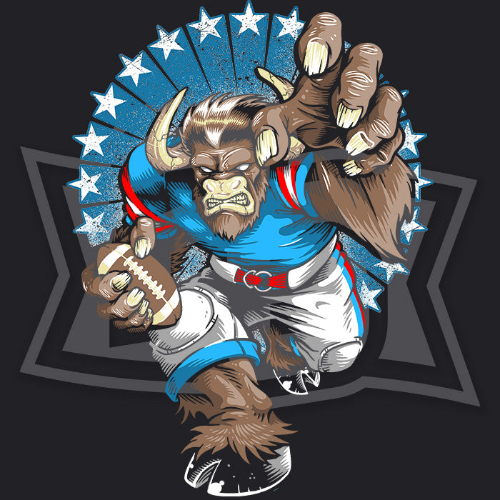 "Buffalo Minotaur" Sweatshirt Hoody