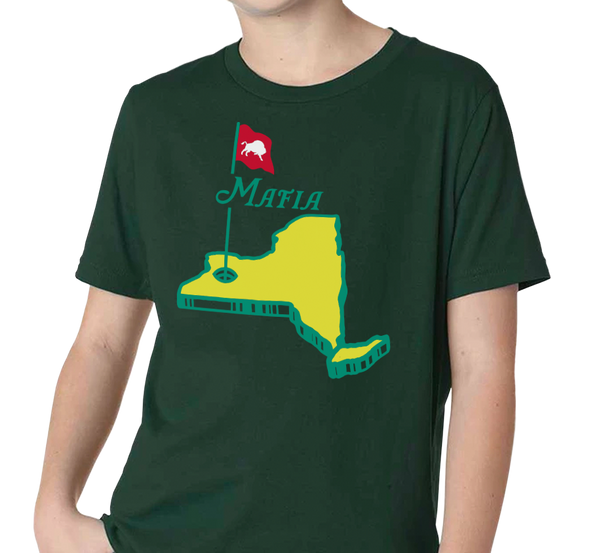 Youth T-Shirt, Green, Full Size Print (100% cotton)