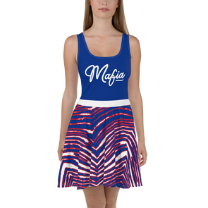 Summer 2024 Collection: "Mafia" Skater Dress, Zubaz Edition