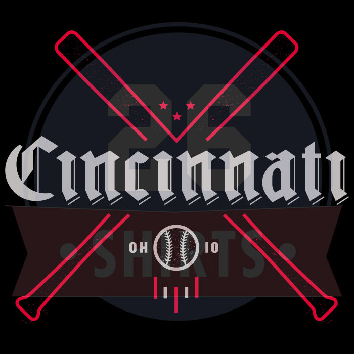"Cincinnati Baseball" Sweatshirt Hoody