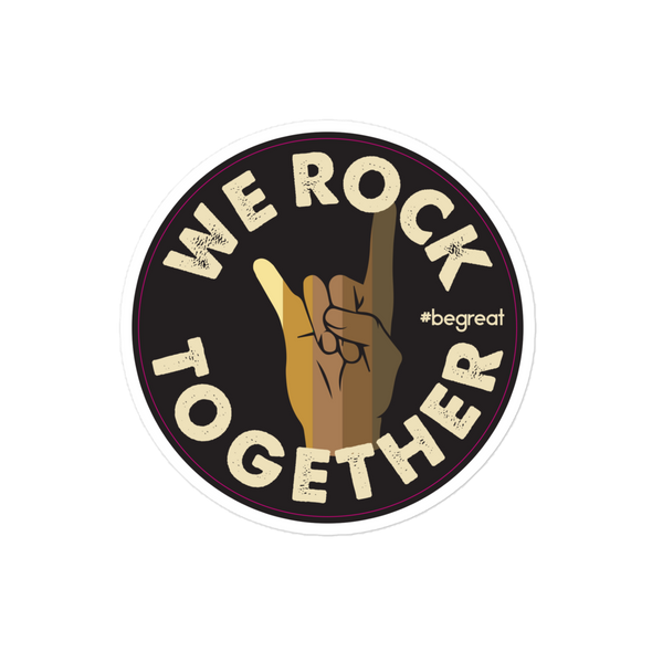 Official Nick Harrison "We Rock Together" Sticker