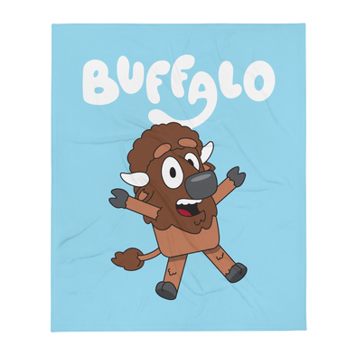 "Buffaloey" Throw Blanket