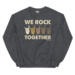Official Nick Harrison "We Rock Together" Sweatshirt (Dark Heather)