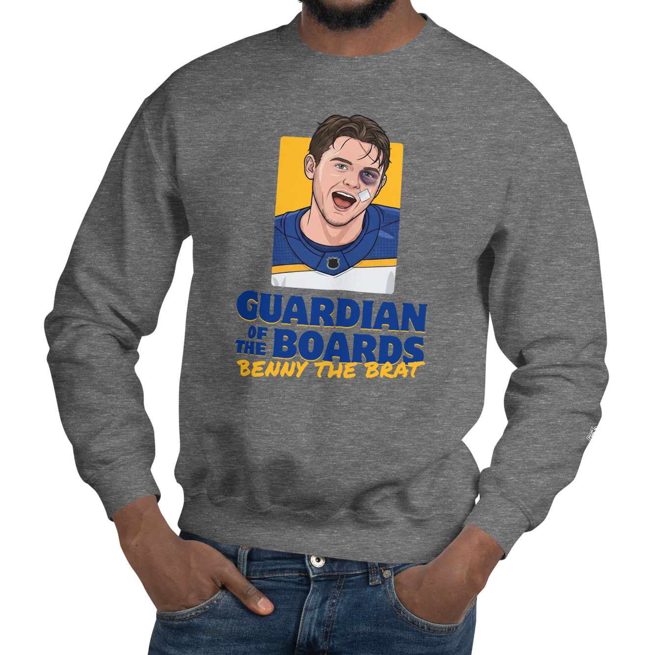 Graphite Heather (50% cotton, 50% polyester)