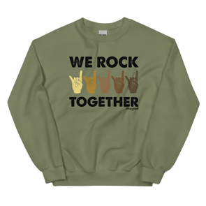 Official Nick Harrison "We Rock Together" Sweatshirt (Military Green)