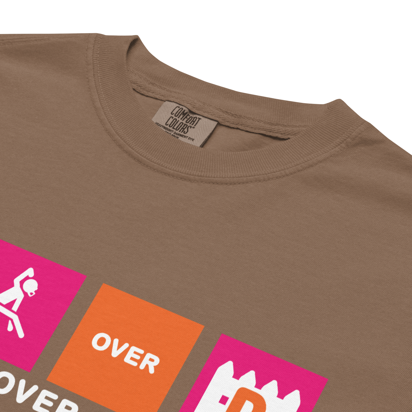 "Josh Runs Over Everyone" Premium Garment-Dyed Heavyweight T-Shirt (multiple color options)