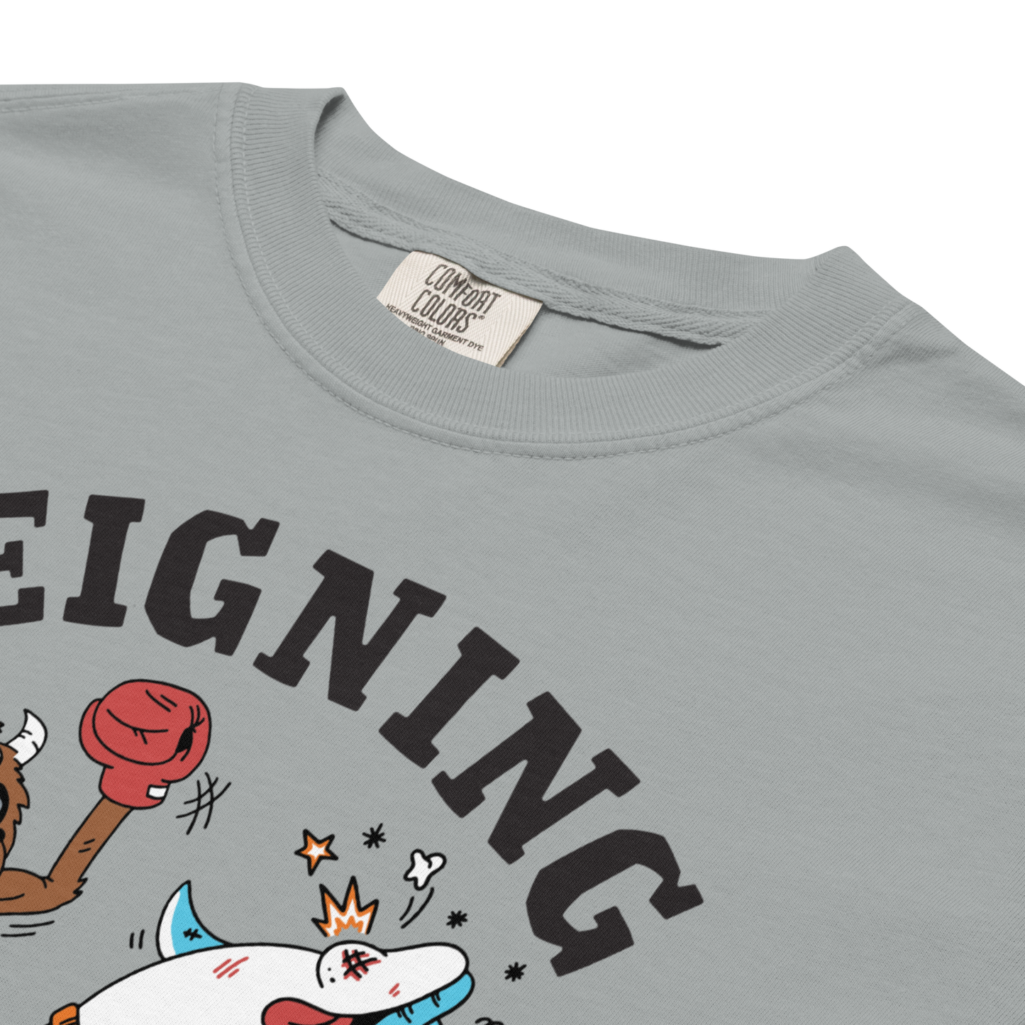 "Bison Punch-Out" Premium Garment-Dyed Heavyweight T-Shirt