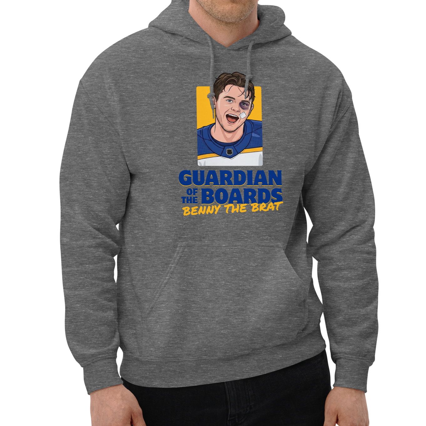 Graphite Heather (50% cotton, 50% polyester)