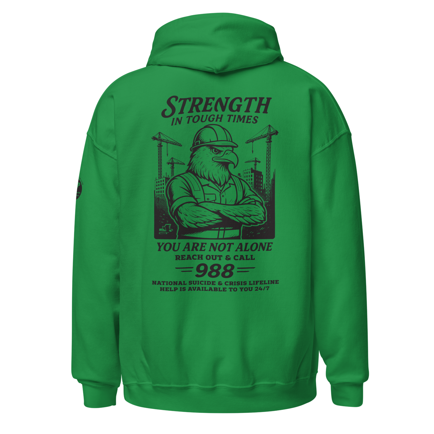 Danforth: "Strength in Tough Times" Sweatshirt Hoody