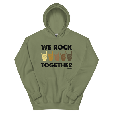 Official Nick Harrison "We Rock Together" Hoody (Military Green)