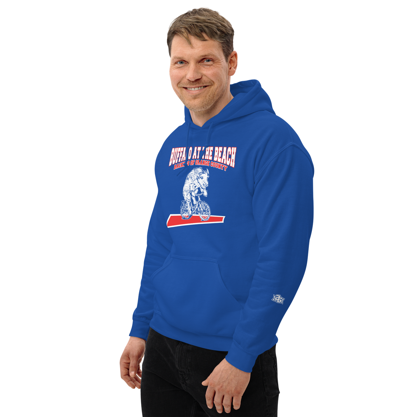 Left front (50% cotton, 50% polyester)