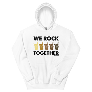 Official Nick Harrison "We Rock Together" Hoody (White)