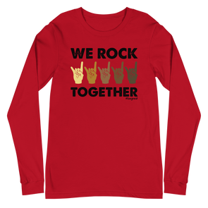 Official Nick Harrison "We Rock Together" Long Sleeve Shirt (Red)