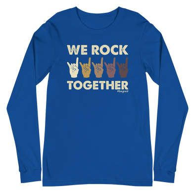 Official Nick Harrison "We Rock Together" Long Sleeve Shirt (Royal)