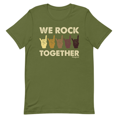 Official Nick Harrison "We Rock Together" T-Shirt (Olive)