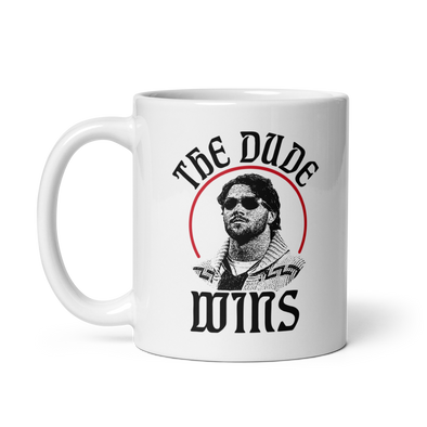 Exclusive Drinkware: "The Dude" White Glossy Mug