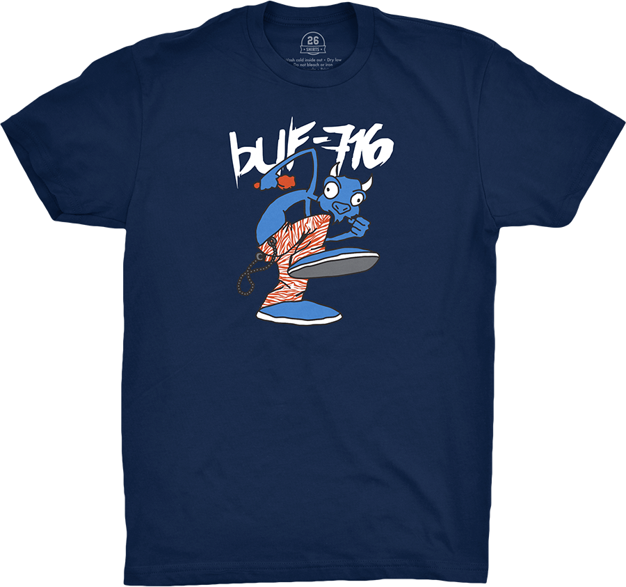 Carl Cordes Buffalo Doug Funnie Flutie Baseball Tee