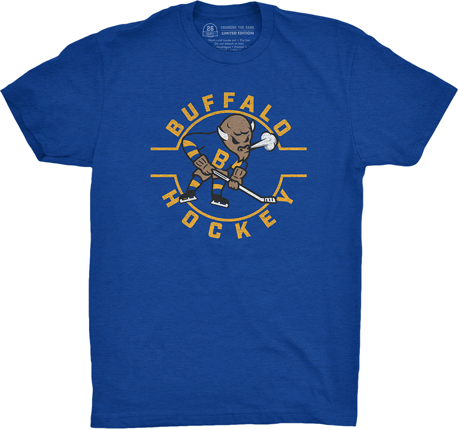 Buffalo Bisons Logo - Buffalo Bisons Hockey - T-Shirt