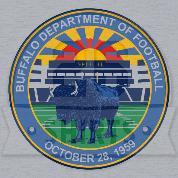 Buffalo Vol. 6, Shirt 5: "Buffalo Department of Football"