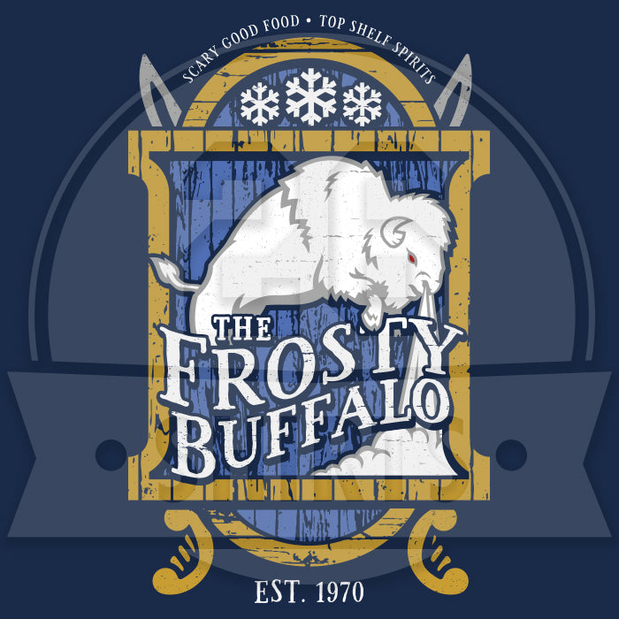 "The Frosty Buffalo" Sweatshirt Hoody