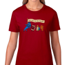 Ladies T-Shirt, Cardinal (100% cotton)
