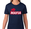 Ladies T-Shirt, Navy (100% cotton) Also available in Royal