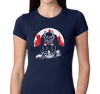 Ladies T-Shirt, Navy (100% cotton)