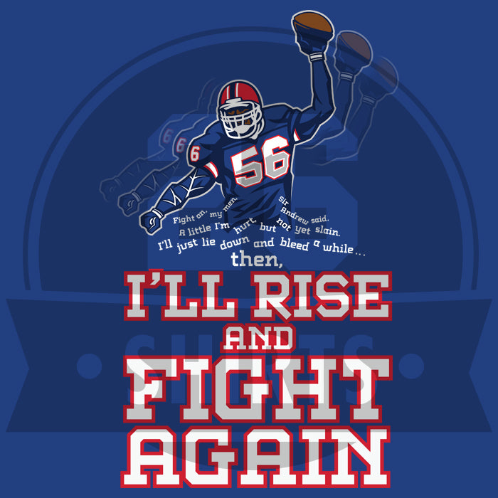 "Rise and Fight Again" Premium Garment-Dyed Heavyweight T-Shirt