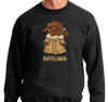 Crewneck Sweatshirt, Black (50% cotton, 50% polyester)