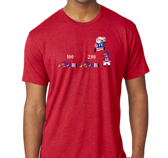Tri-Blend T-Shirt, Vintage Red (50% cotton, 25% polyester, 25% rayon)