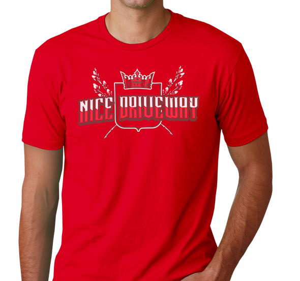 Unisex T-Shirt, Red ("Polish for a Day" version), 100% cotton