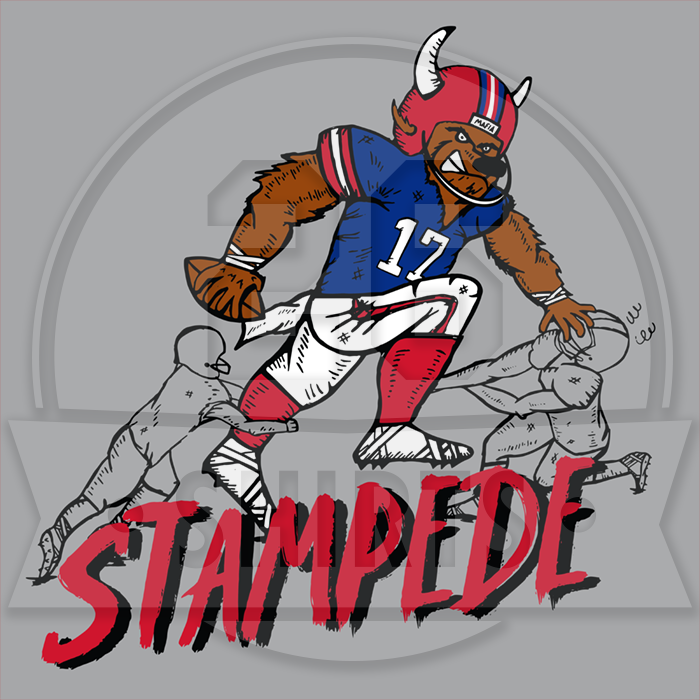 "QB Stampede" Sweatshirt Hoody