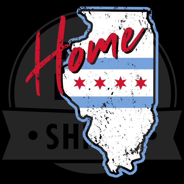 "Home" Chicago Ladies T-Shirt