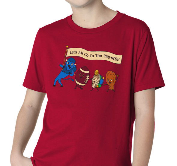 Youth T-Shirt, Cardinal (100% cotton)