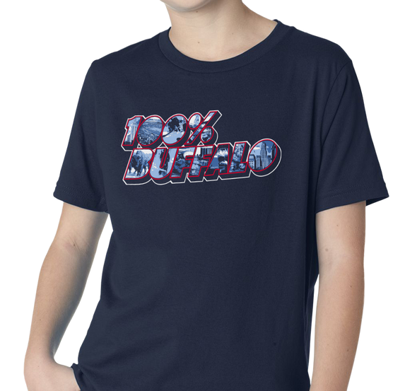 Youth T-Shirt, Navy (100% cotton)