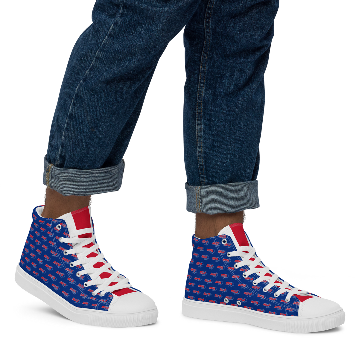 MGO Built Different Men's High Top Go-Gettas'_canvas shoes –  MrGrindOutApparel